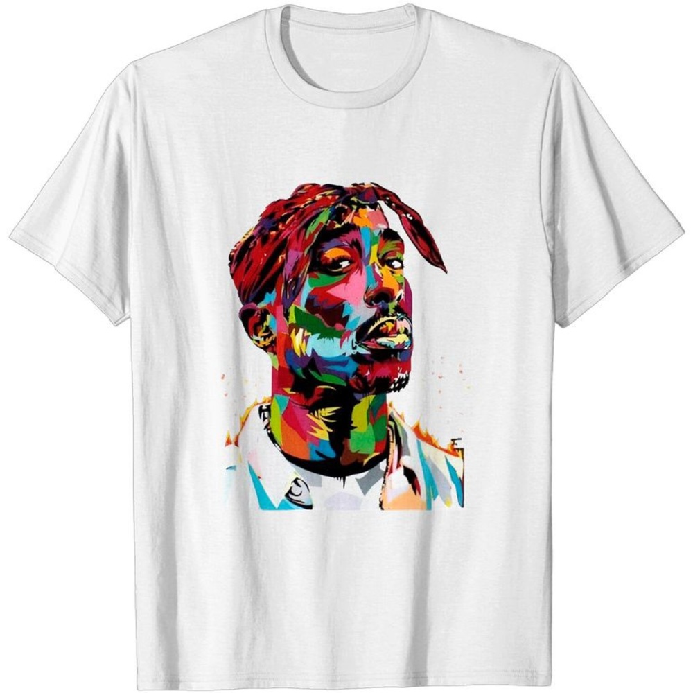 Custom sublimation printed Tupac Shirt
